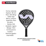 Cargar imagen en el visor de la Galería, PALA PADEL LW ORQUIDEA CARBON BK SUMMUM