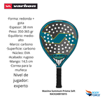 Cargar imagen en el visor de la Galería, PALA PADEL MAXIMA SOFT SUMMUM
