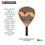 Cargar imagen en el visor de la Galería, PALA PADEL BOURNE SOFT SUMMUM
