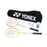 Cargar imagen en el visor de la Galería, SET DE 2 RAQUETAS 2 PLUMILLA MALLA  BADMINTON
