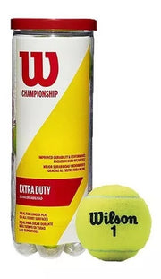 TUBO DE 3 PELOTAS DE TENIS CHAMPIONSHIP EXTRA DUTY